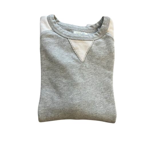 Crewcuts Kids Outlet Sweatshirt Size 14 Gray & Cream Colorblock 100% Cotton - Picture 5 of 6